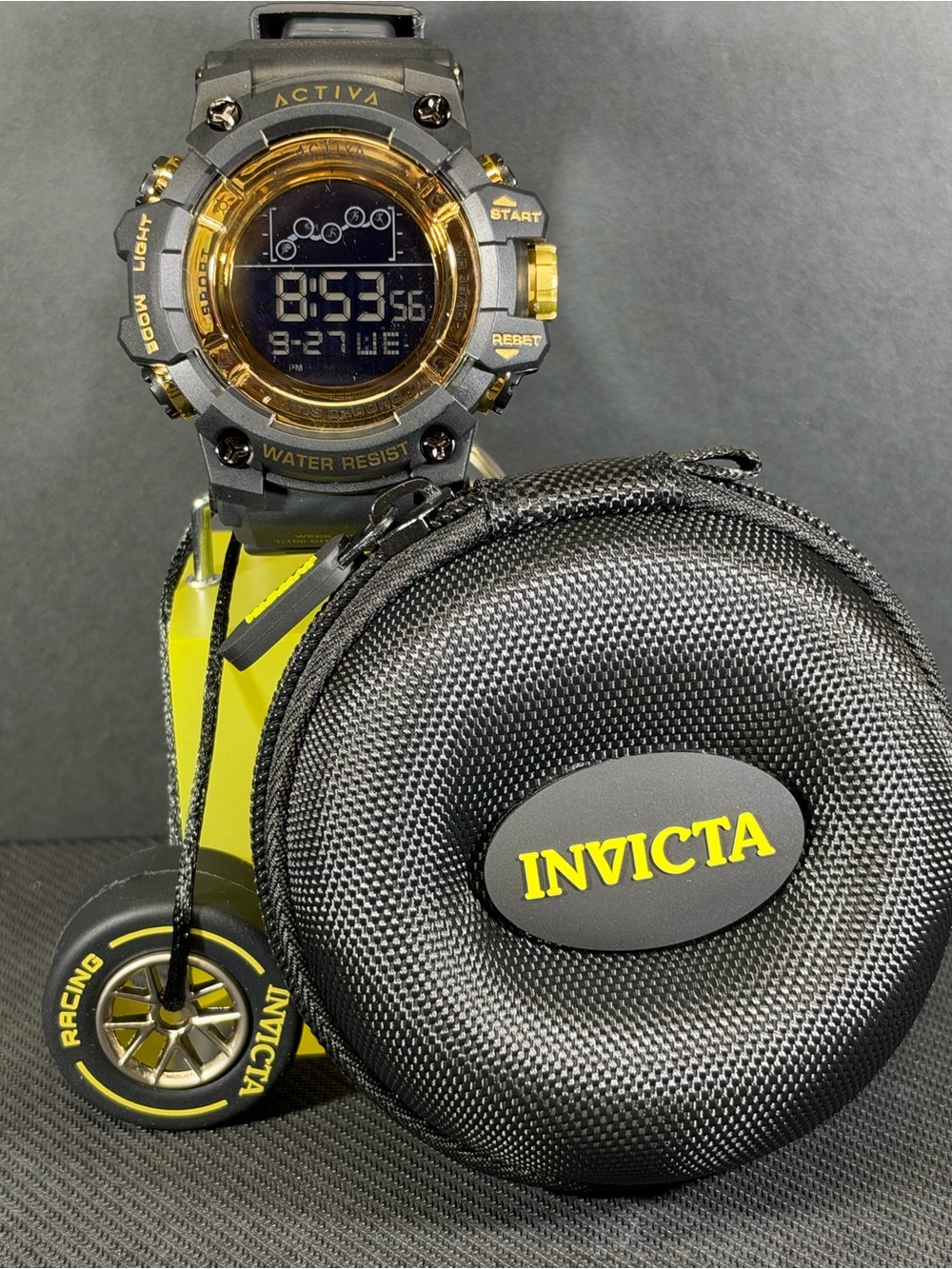 Invicta Activa Rally Edition X Invicta 50mm Digital Watch ACW-GA-M-103 Black